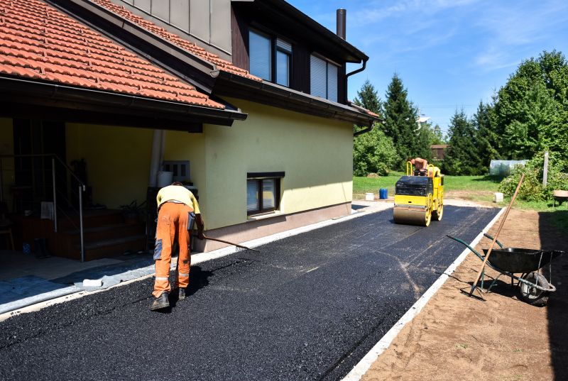 Residential Asphalt Driveway Installation